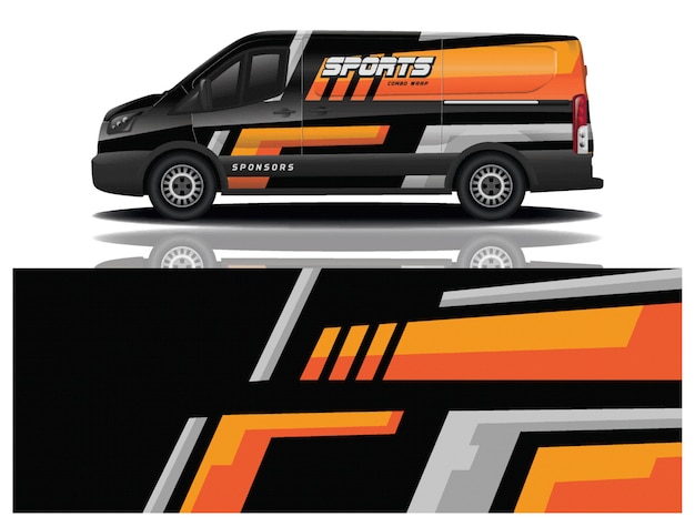 Van car wrapping decal 