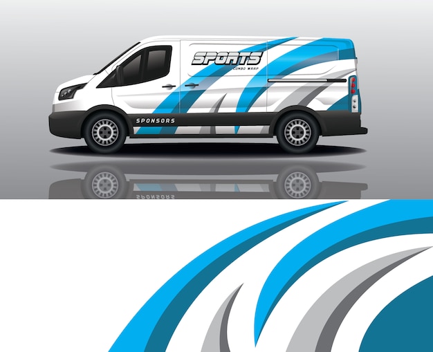 van decal wrap design