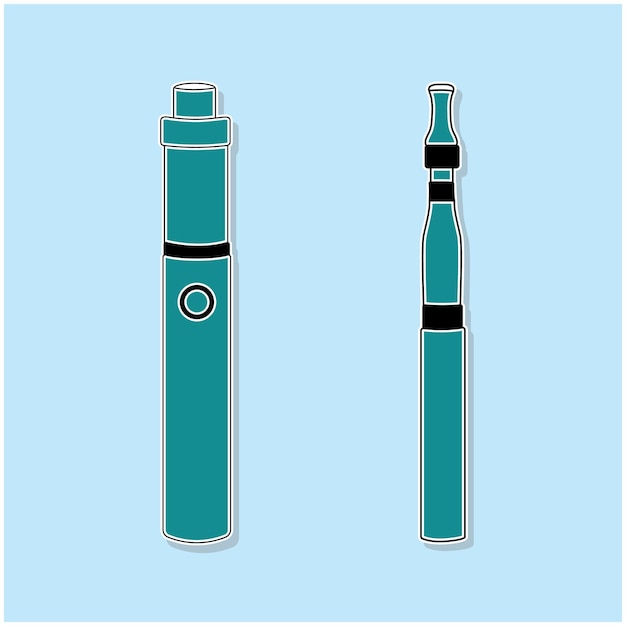 Vape cigarette Vape shop vector element,