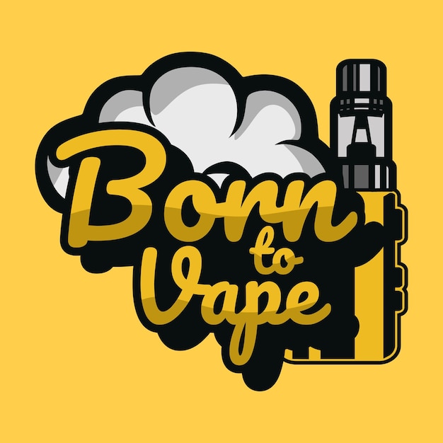 VAPE LOGO ART ELEMENT