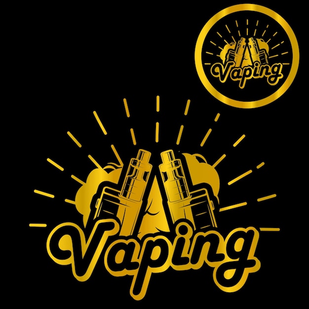 VAPE LOGO ART ELEMENT