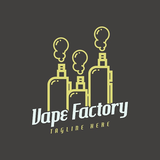 Vape Logo Design Concept for Vape Shop and Store