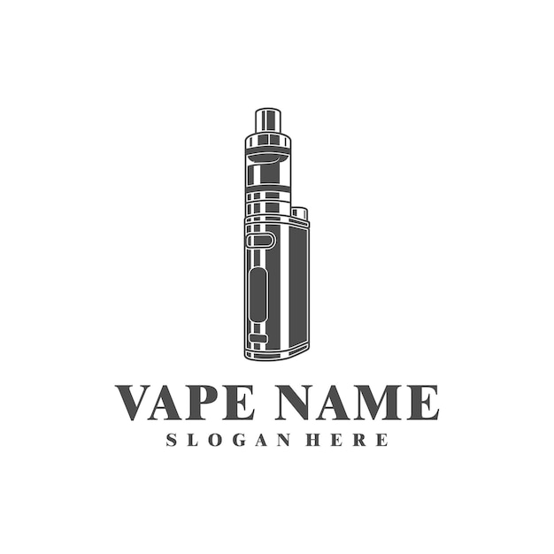 Vape logo design concept vector Vaping illustration design