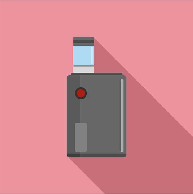 Vaping box icon Flat illustration of vaping box vector icon for web design