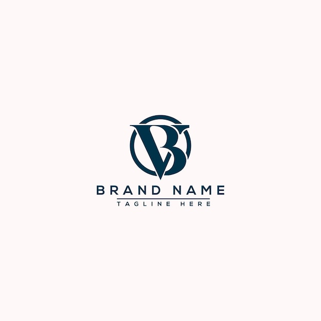 Vector vb logo design template vector graphic branding element