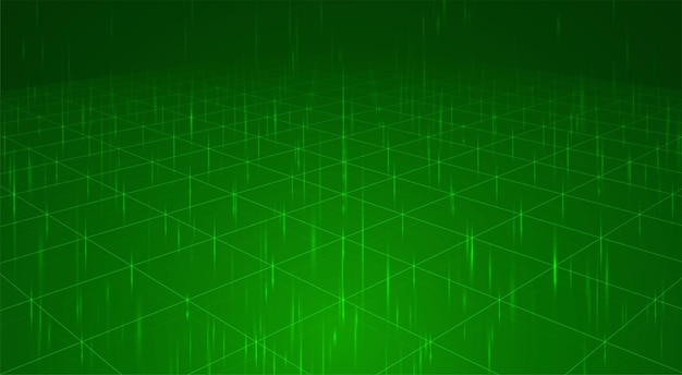 Vector 3d background of square grids and lines