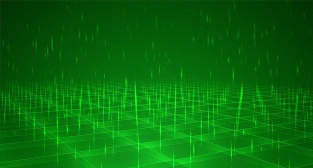 Vector 3d background of square grids and lines