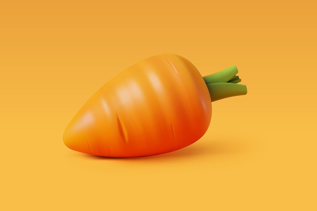 Vector 3d of Carrot Fresh vegetable concept Eps 10 Vector