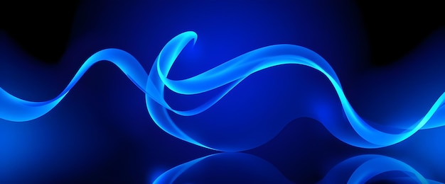 Vector vector abstract background of blue waves