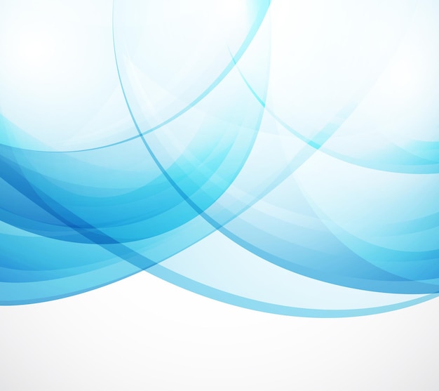 Vector abstract background blue waves