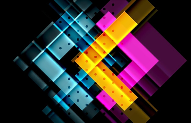 Vector abstract background modern arrow shapes