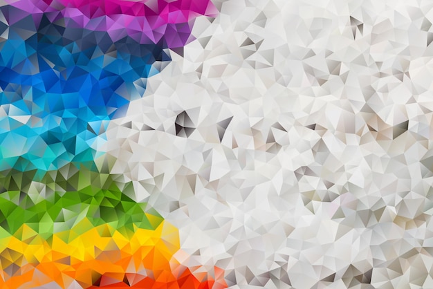 Vector abstract background of triangles