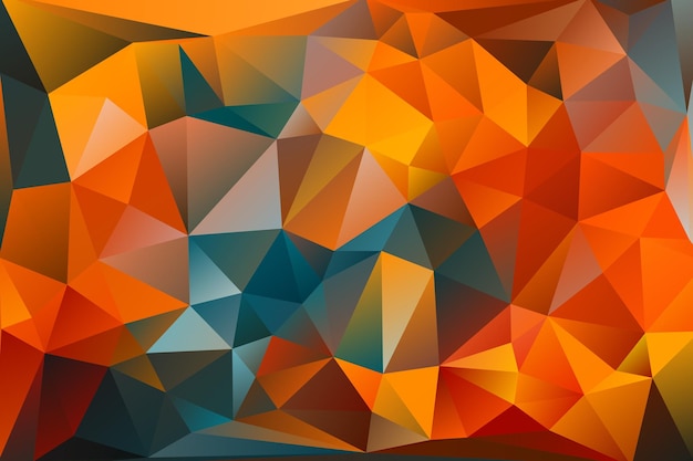 Vector abstract background of triangles