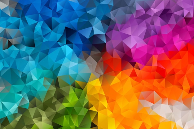 Vector abstract background of triangles