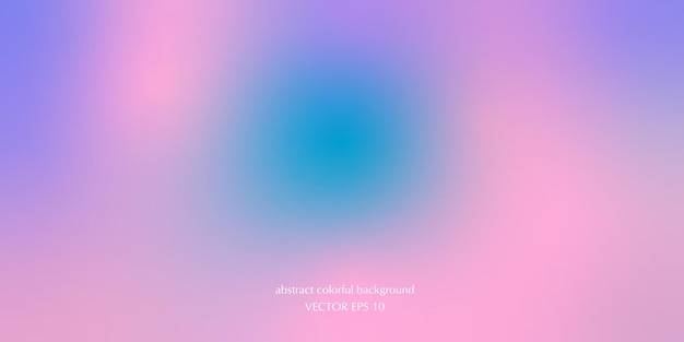 Vector abstract colorful background blurred gradient pastel colors palette for wallpaper Soft gradient in blue purple cyan and pink