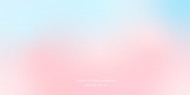 Vector abstract colorful background blurred gradient pastel colors palette for wallpaper Soft gradient in peach nude and pink