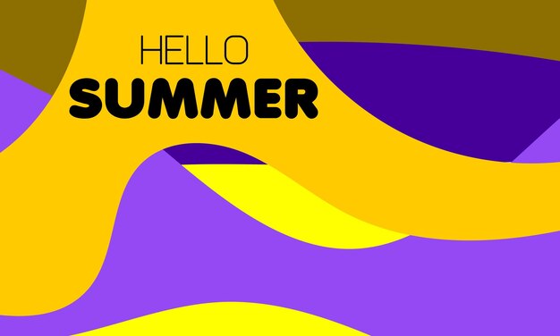 Vector vector abstract colorful liquid and fluid background for summer collection