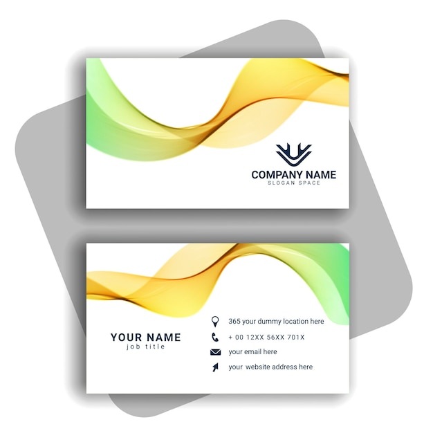 Vector abstract creative business cards vector