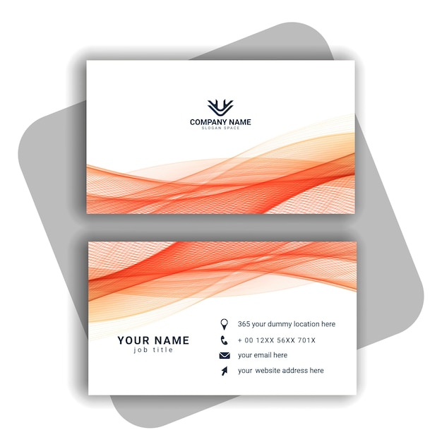 Vector abstract creative business cards vector