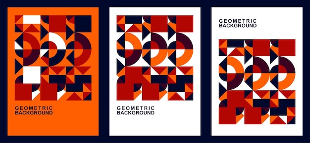 Vector abstract geometric design Modern template design