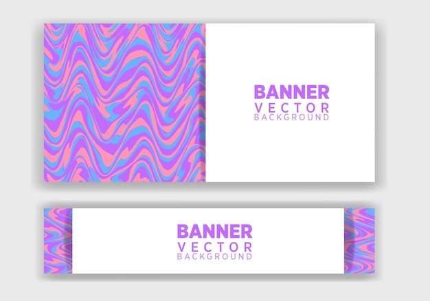 Vector vector abstract graphic design banner. vector horizontal banner template, abstract design.