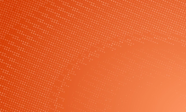 Vector abstract orange background with dots