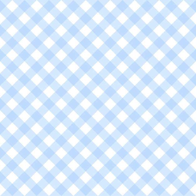 Vector  Abstract seamless pattern of checkered blue and white Simple design