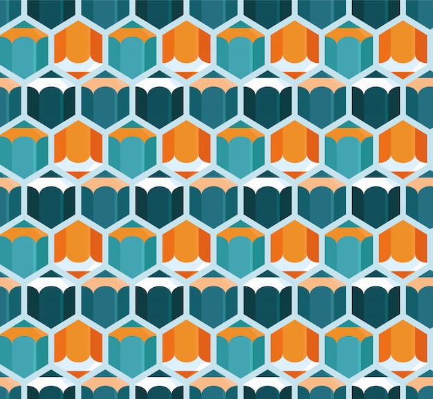 Vector abstract seamless pattern