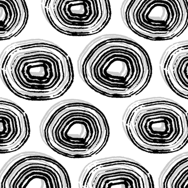 Vector abstract shape seamless pattern