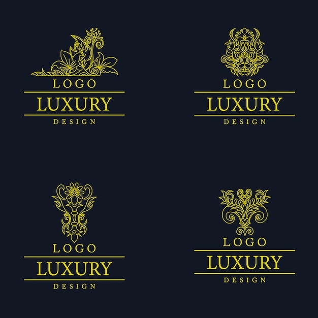 Vector Amazing Luxury Logo Designs