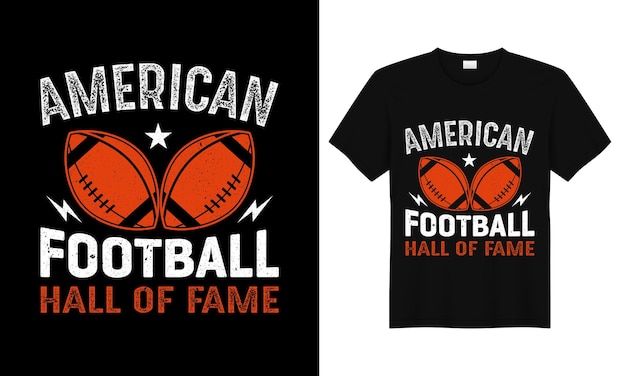 Vector vector american football tshirt graphics and merchandise design