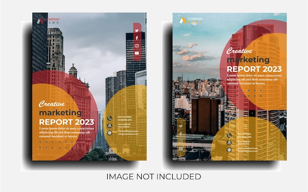 Vector annual report brochure flyer design template vector leaflet presentation book cover template