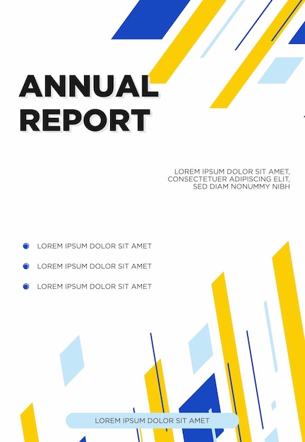 Vector Annual report brochure flyer design template vector Leaflet presentation book cover templates