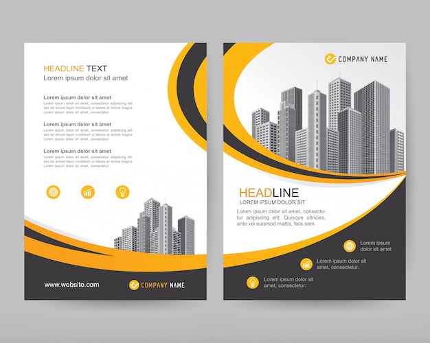 Vector annual report Business brochure, flyers design