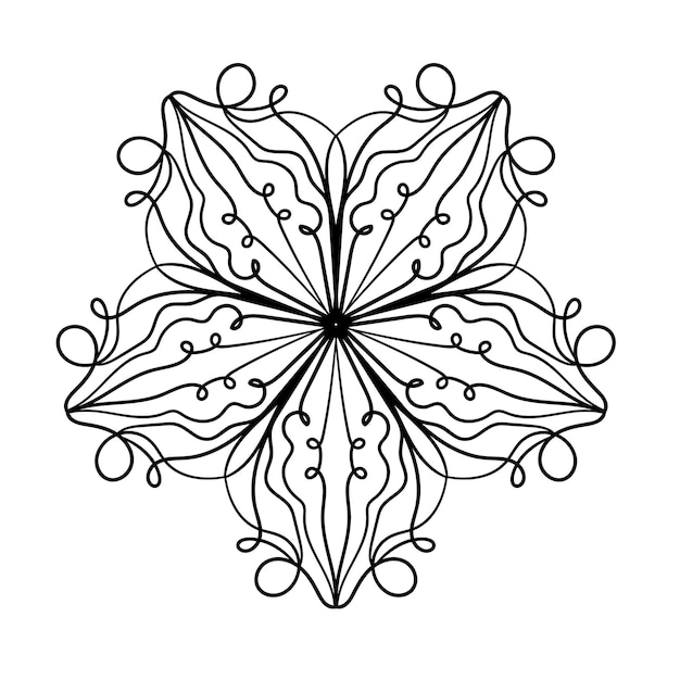 Vector arabesque for design template Abstract ornament for coloring book pagesm invitations greeting cards stickers