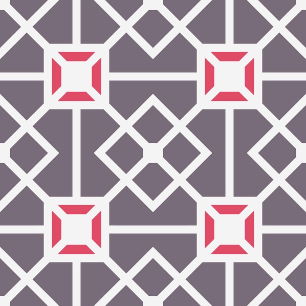 Vector Asian Geometric Seamless Pattern