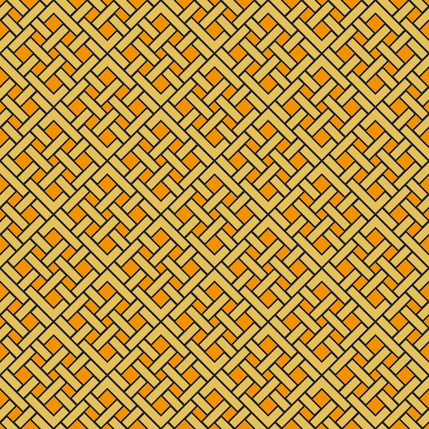 Vector Asian Geometric Seamless Pattern