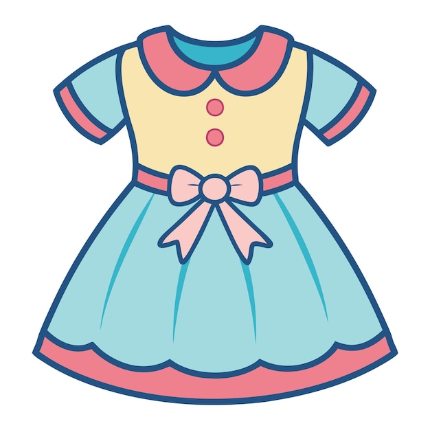 Vector vector babydoll dress