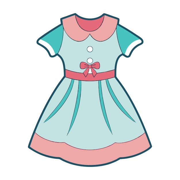 Vector vector babydoll dress