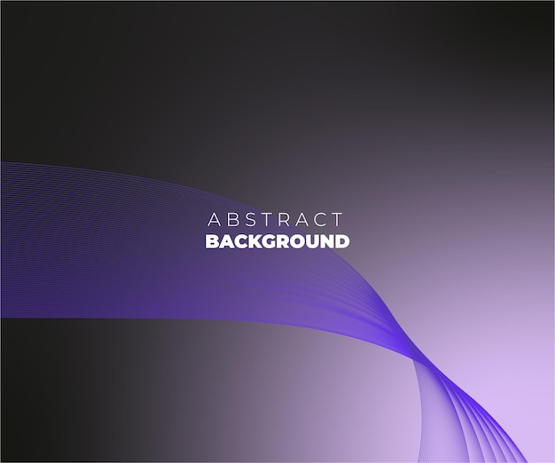 vector background abstract neon lines with a light to dark gradient background