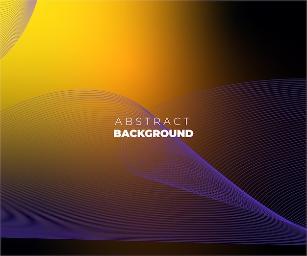 vector background abstract neon lines with a light to dark gradient background