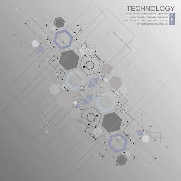 Vector background abstract technology communication concept eps 10