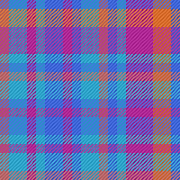 Vector background plaid Textile fabric seamless Texture tartan check pattern