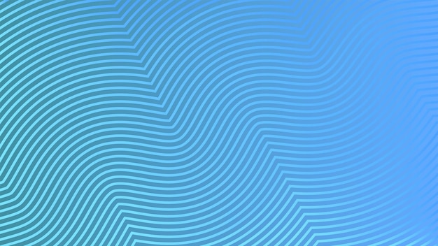 Vector background with blue wavy lines