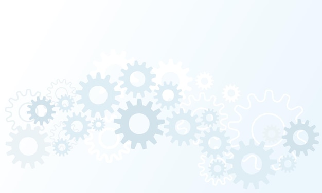 Vector vector background with gears