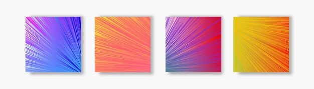 Vector banner colorful light motion background