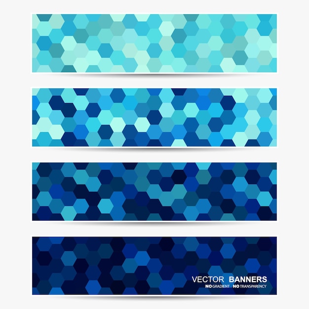 Vector banner set