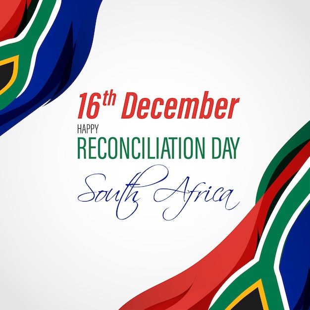 Vector banner of South Africa Reconciliation Day