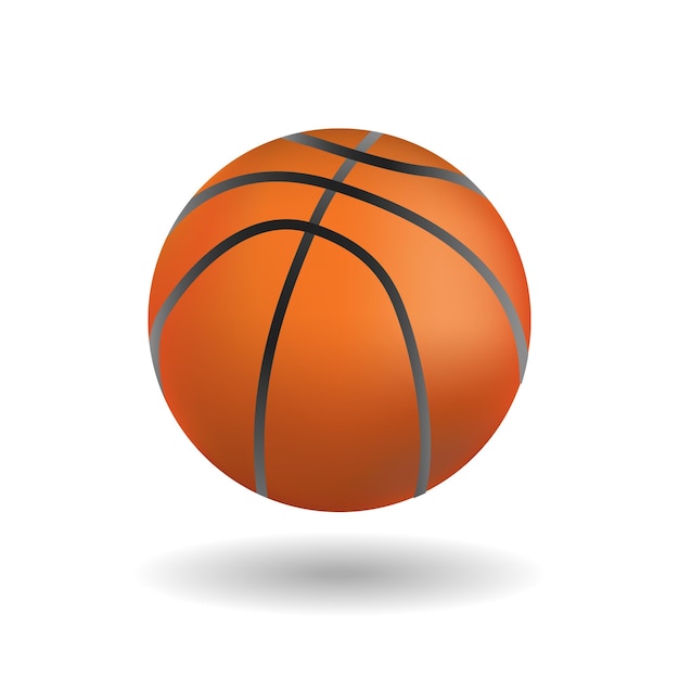 Vector Basketball isolated on a white background