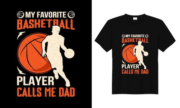 Vector vector basketball t shirt design with typography vintage